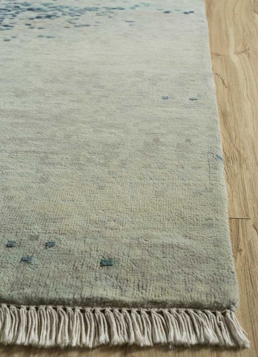 Wollteppich - 300 x 240 cm - blau