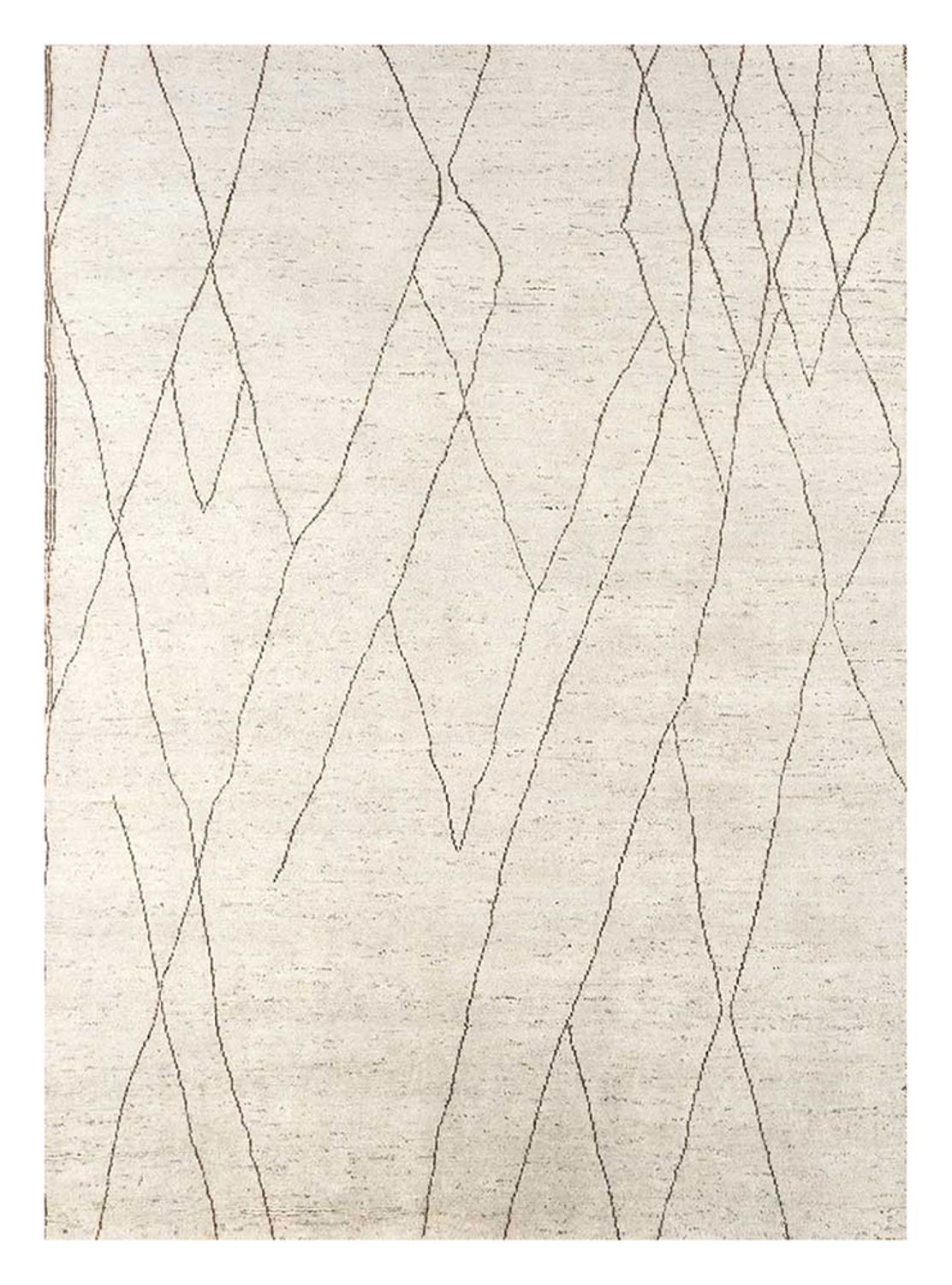 Wollteppich - 300 x 240 cm - naturweiß