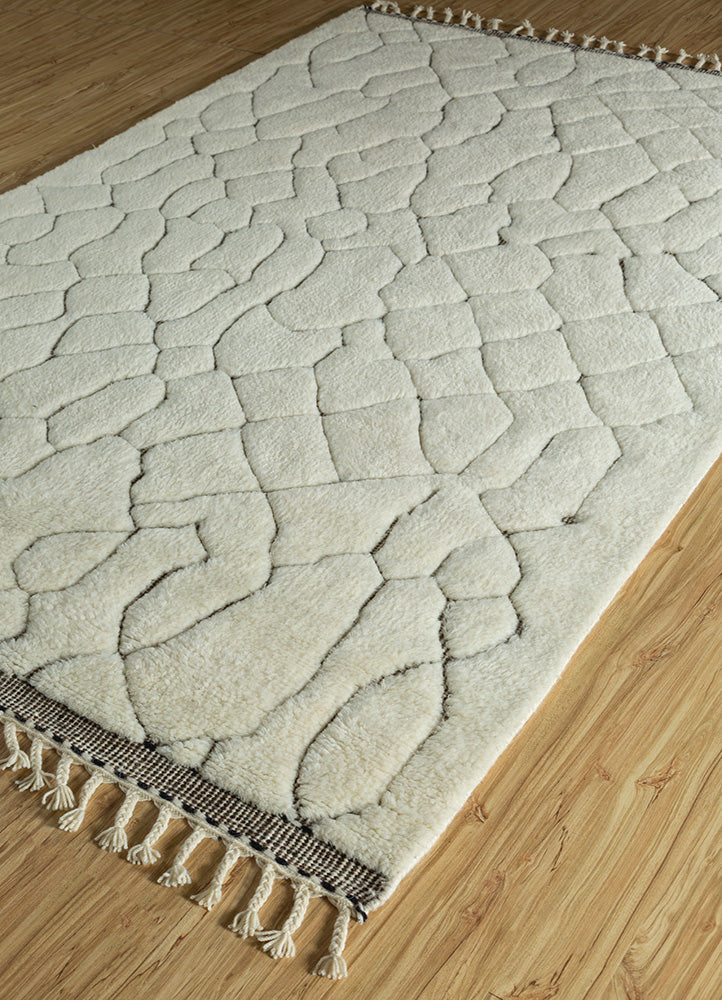 Wollteppich - 300 x 200 cm - creme