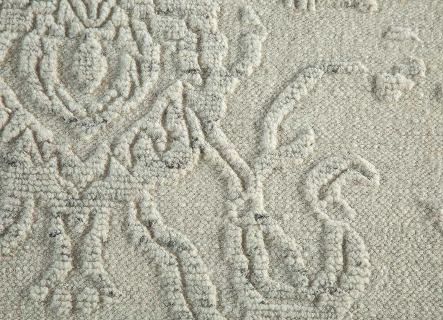 Wollteppich - 300 x 200 cm - creme