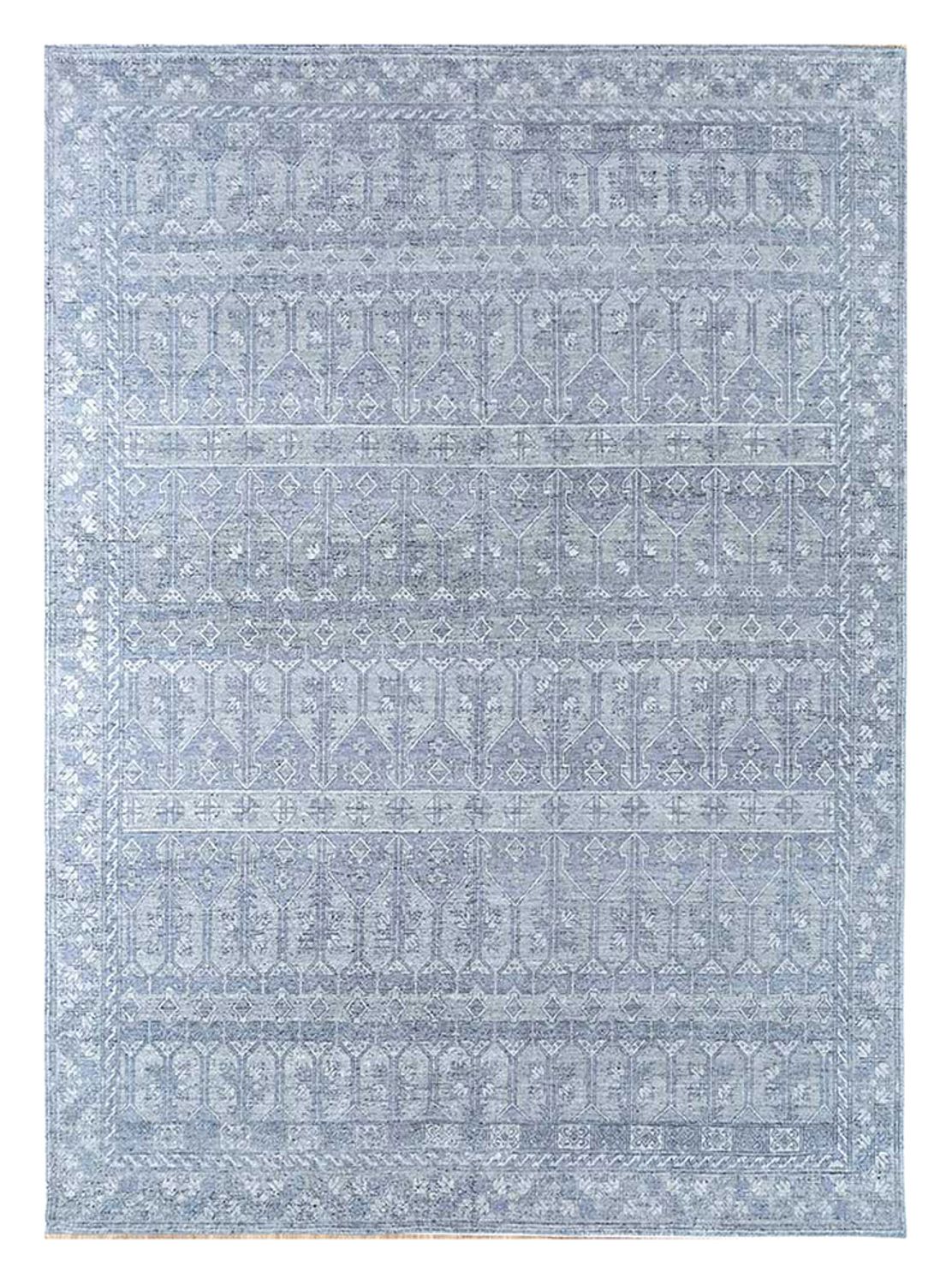 Wollteppich - 300 x 240 cm - grau