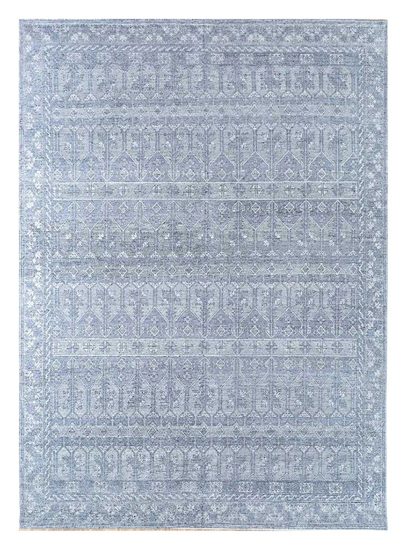 Wollteppich - 300 x 240 cm - grau