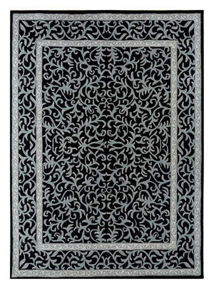 Wollteppich - 300 x 240 cm - anthrazit