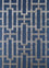 Wollteppich - 270 x 180 cm - blau