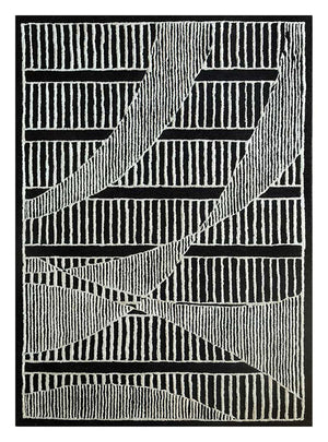 Wollteppich - 240 x 150 cm - mehrfarbig