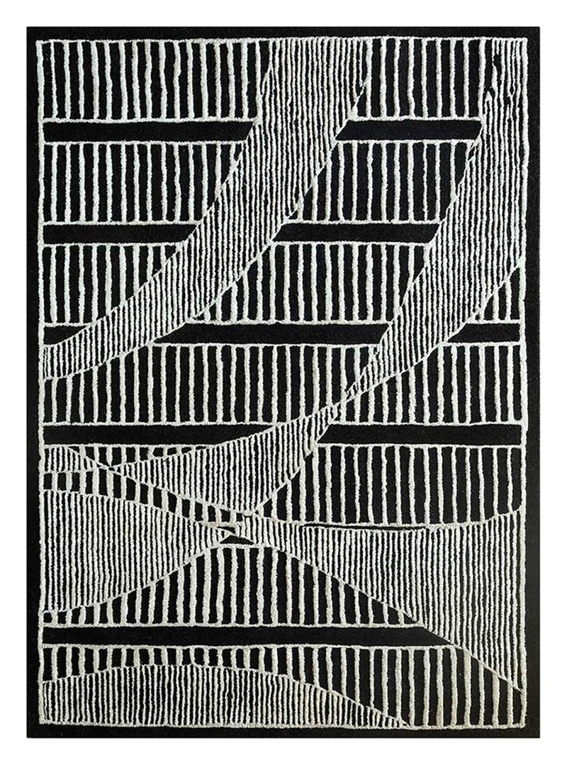 Wollteppich - 240 x 150 cm - mehrfarbig