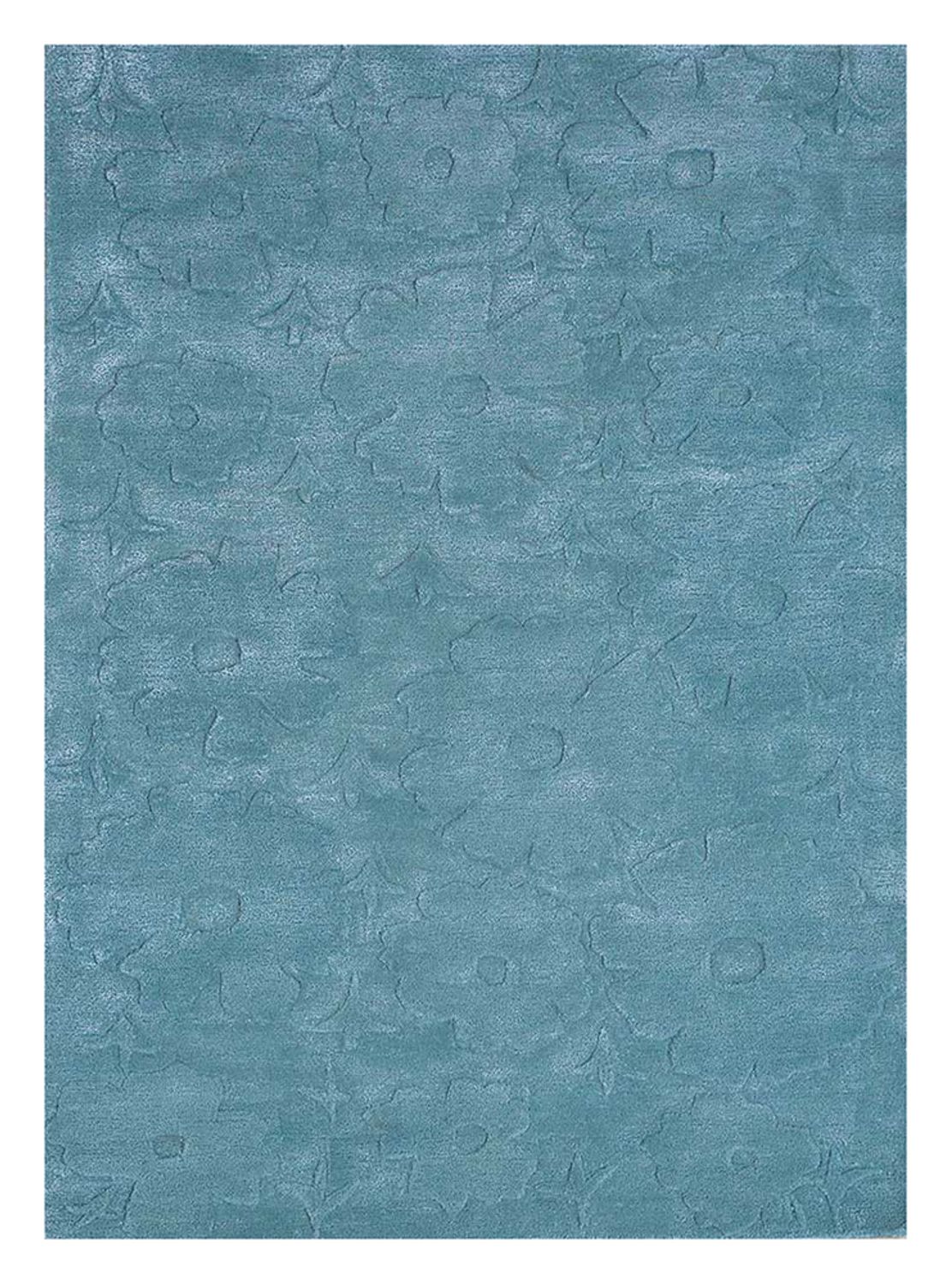 Wollteppich - 270 x 180 cm - türkis
