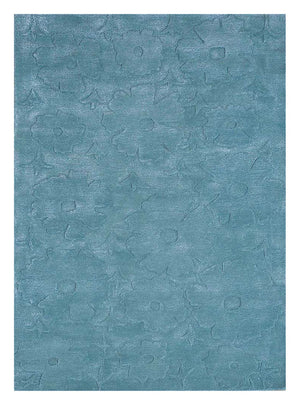 Wollteppich - 270 x 180 cm - türkis