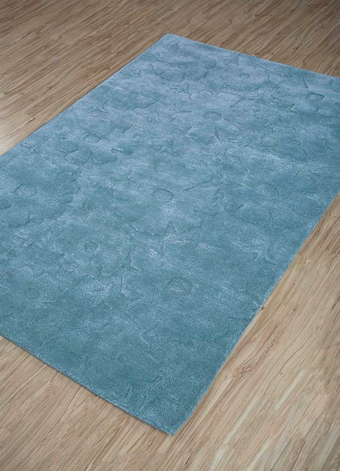 Wollteppich - 270 x 180 cm - türkis