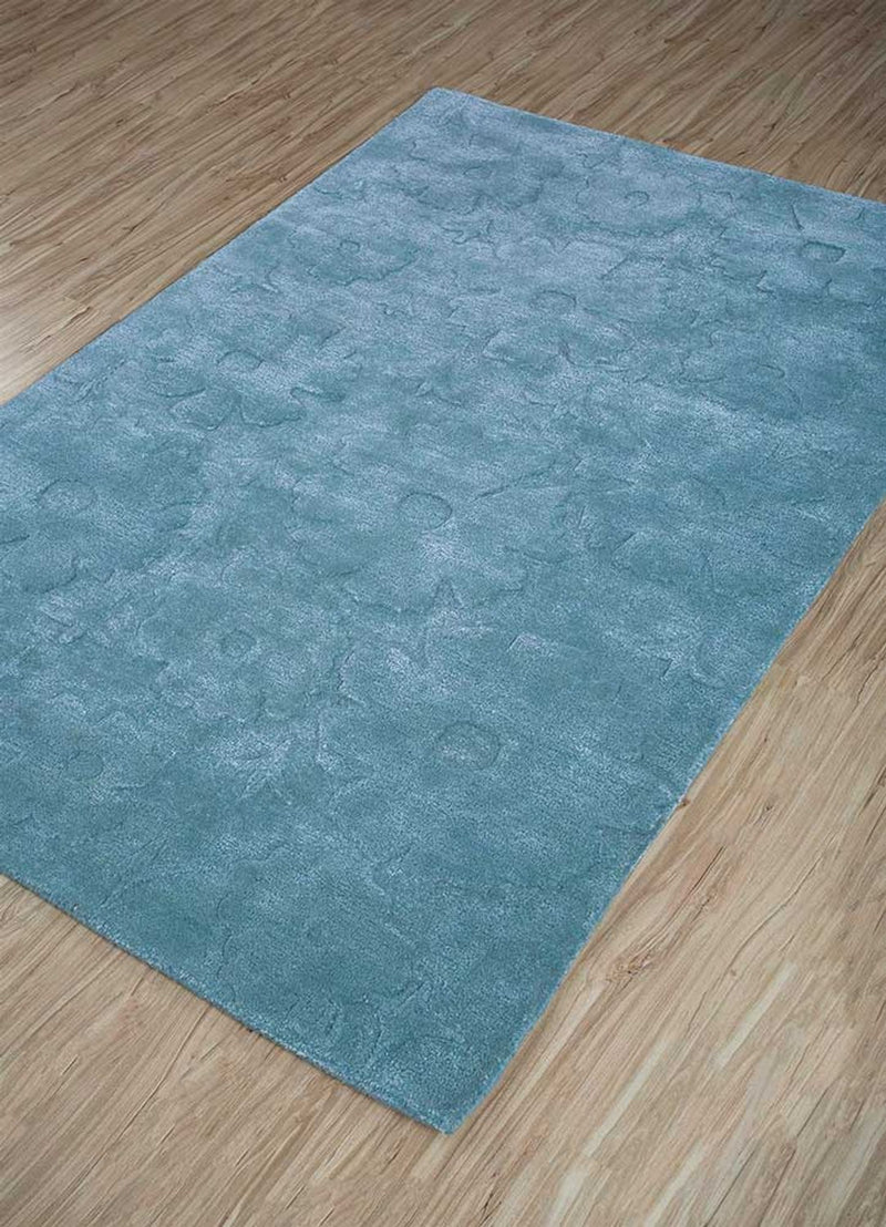 Wollteppich - 270 x 180 cm - türkis