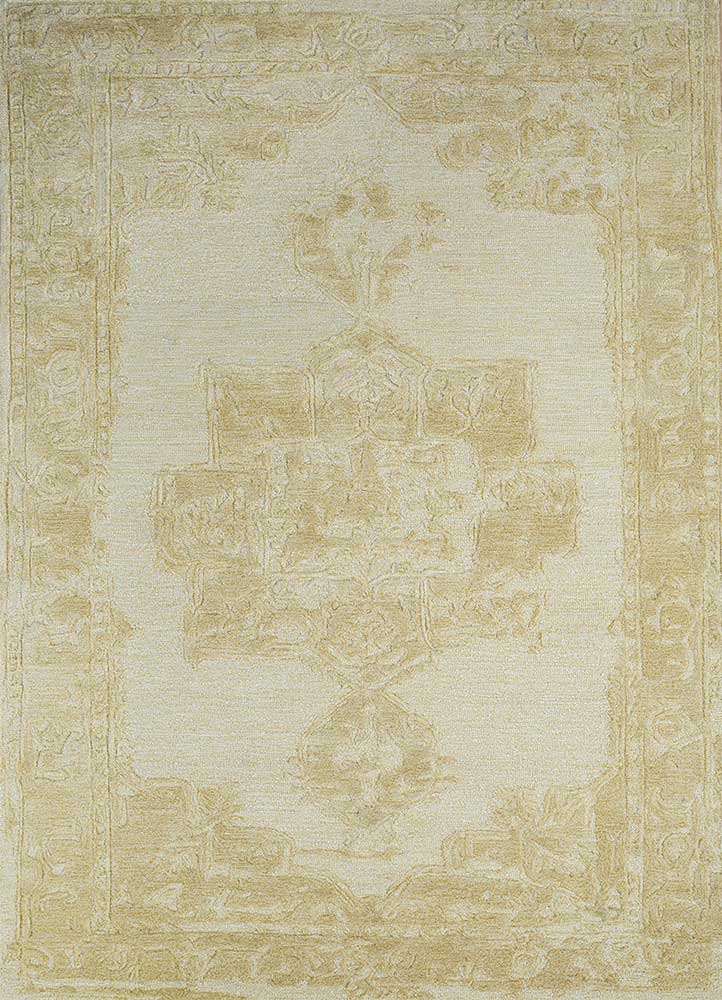 Wollteppich - 270 x 180 cm - gold