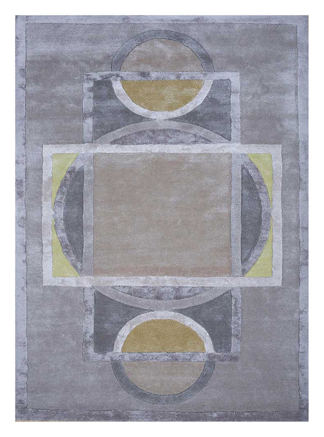 Wollteppich - 270 x 180 cm - violett