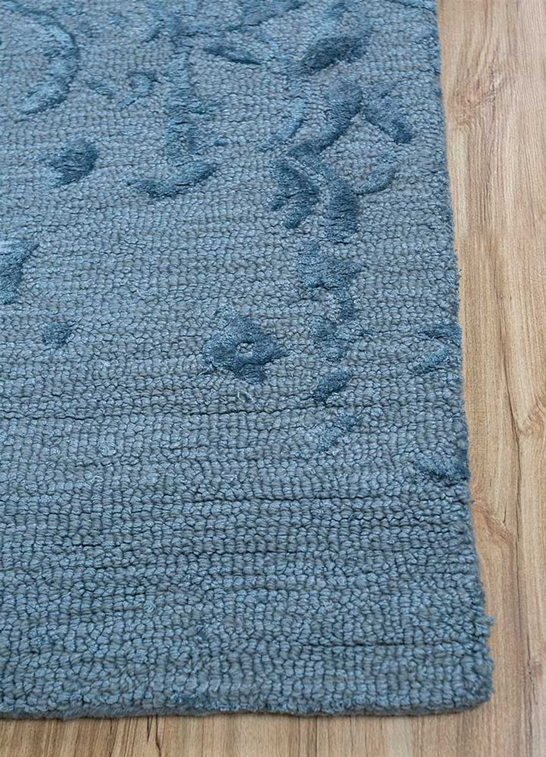 Wollteppich - 270 x 180 cm - blau