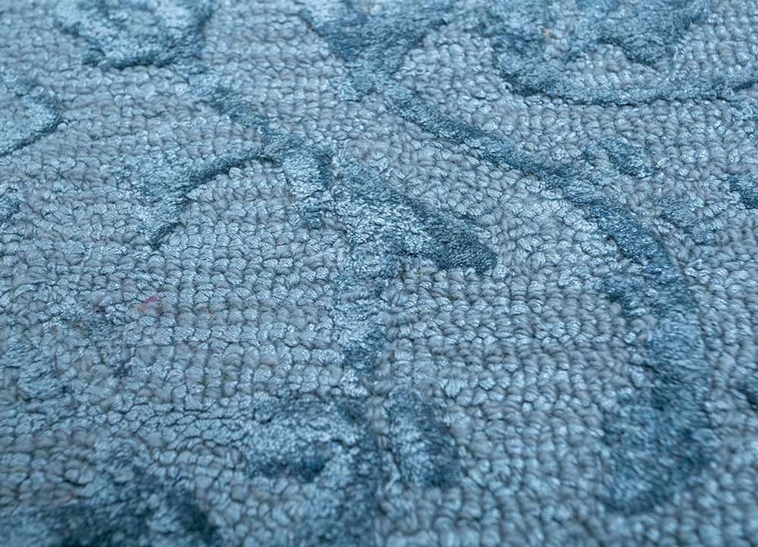 Wollteppich - 270 x 180 cm - blau