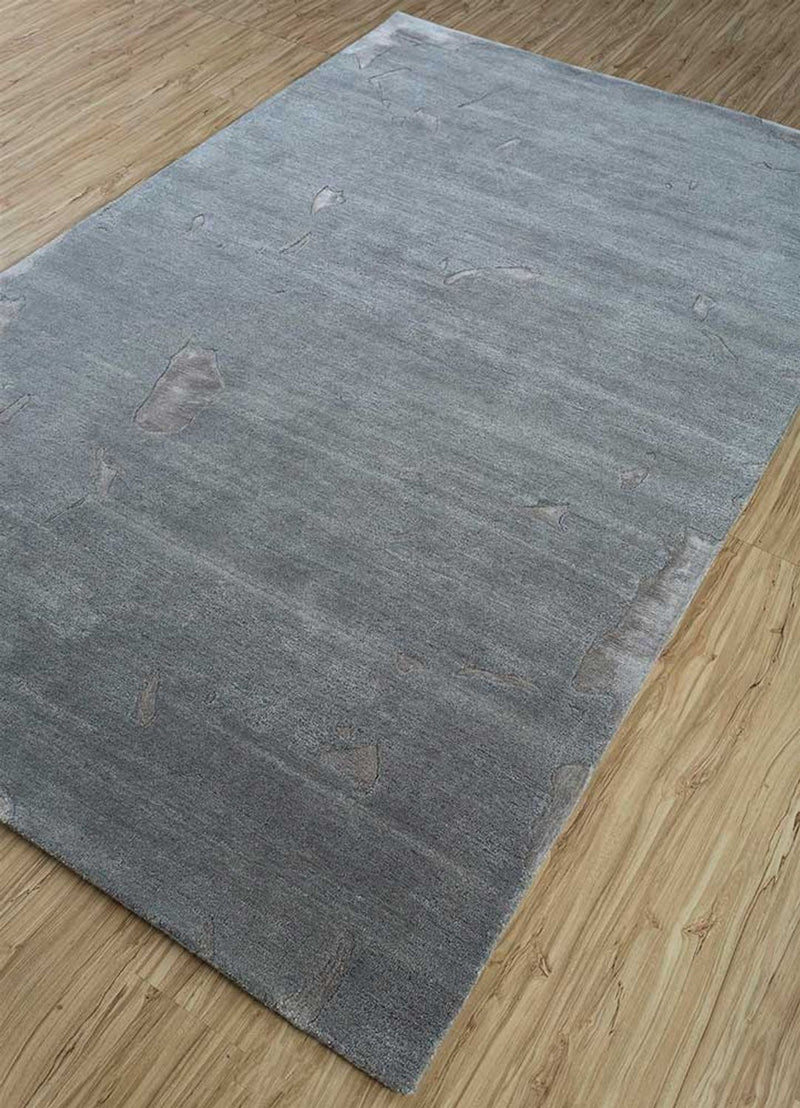 Wollteppich - 270 x 180 cm - grau