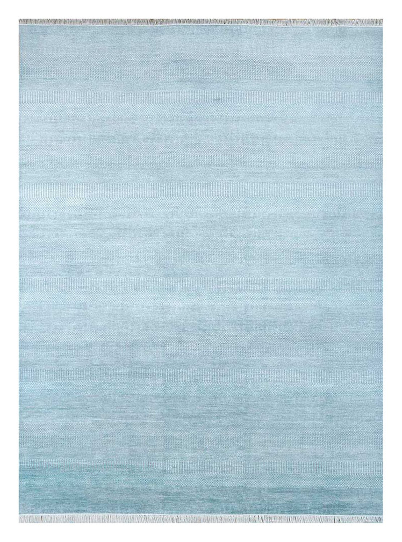 Wollteppich - 300 x 240 cm - hellblau