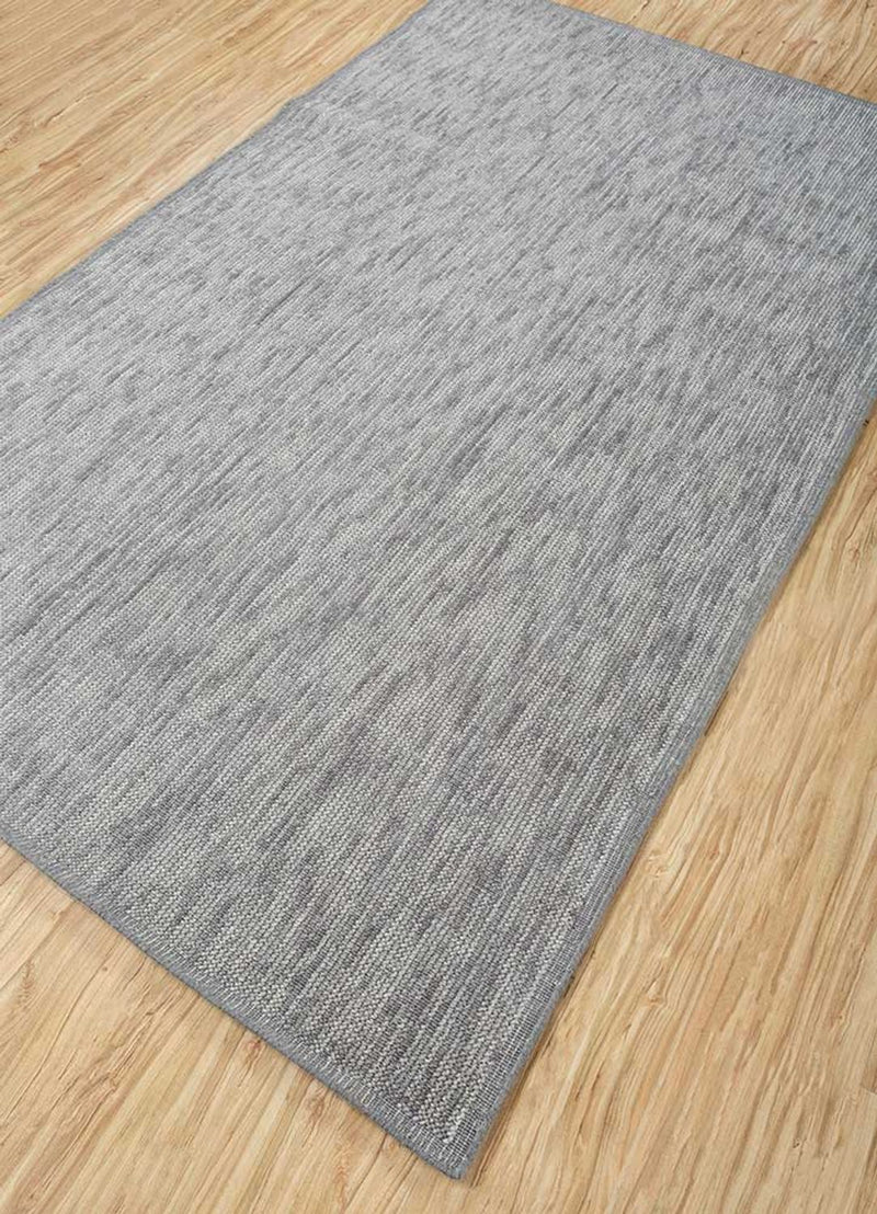 Wollteppich - 240 x 150 cm - grau