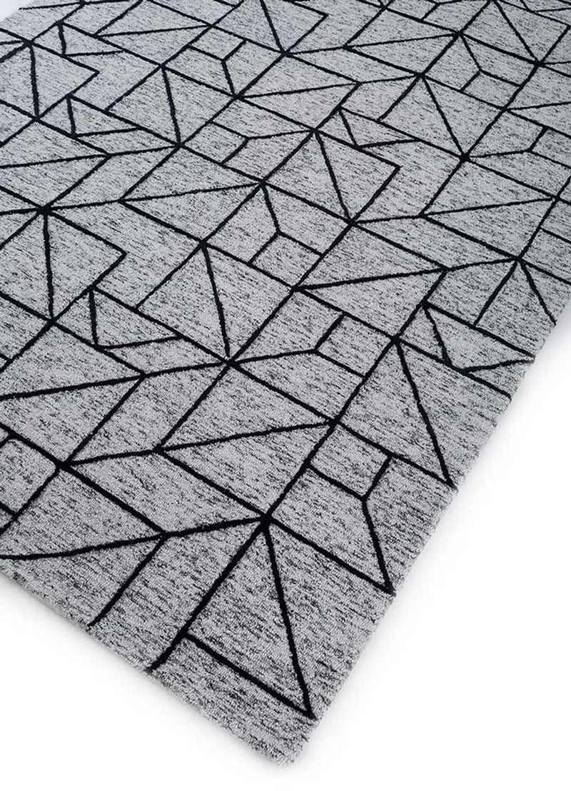 Wollteppich - 330 x 240 cm - grau