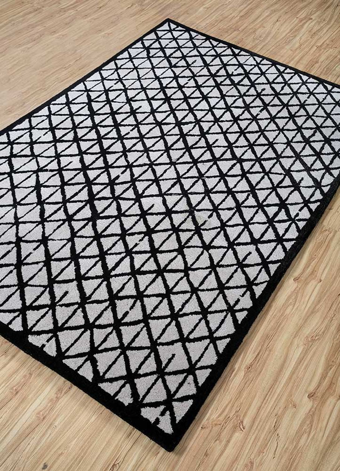 Wollteppich - 360 x 270 cm - hellgrau