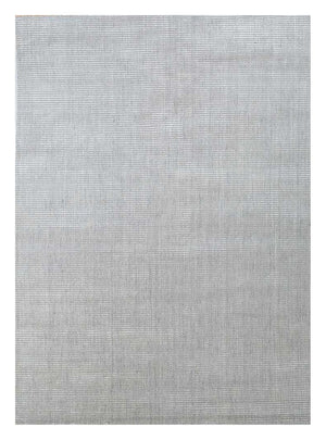 Wollteppich - 240 x 150 cm - hellgrau