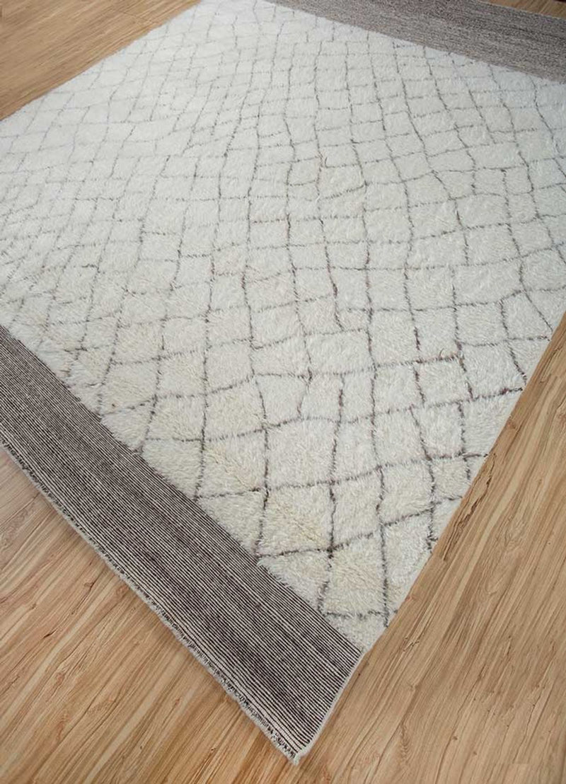 Wollteppich - 300 x 240 cm - creme