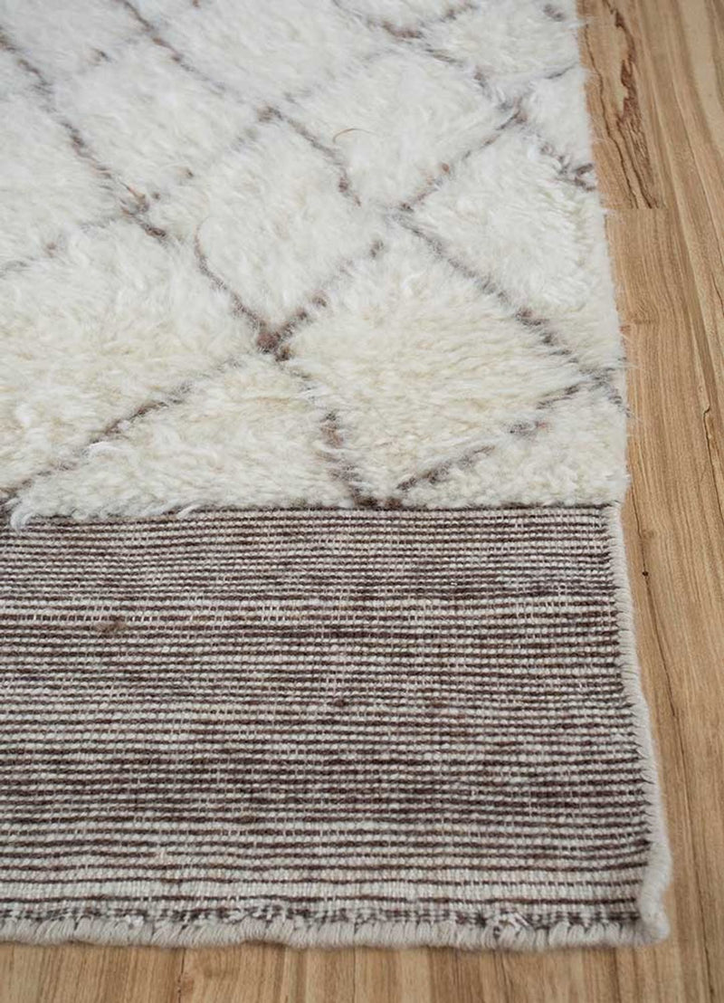 Wollteppich - 300 x 240 cm - creme