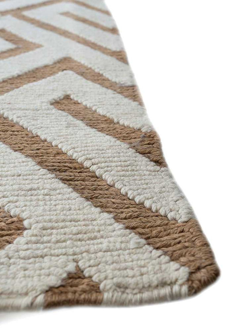 Wollteppich - 465 x 390 cm - beige