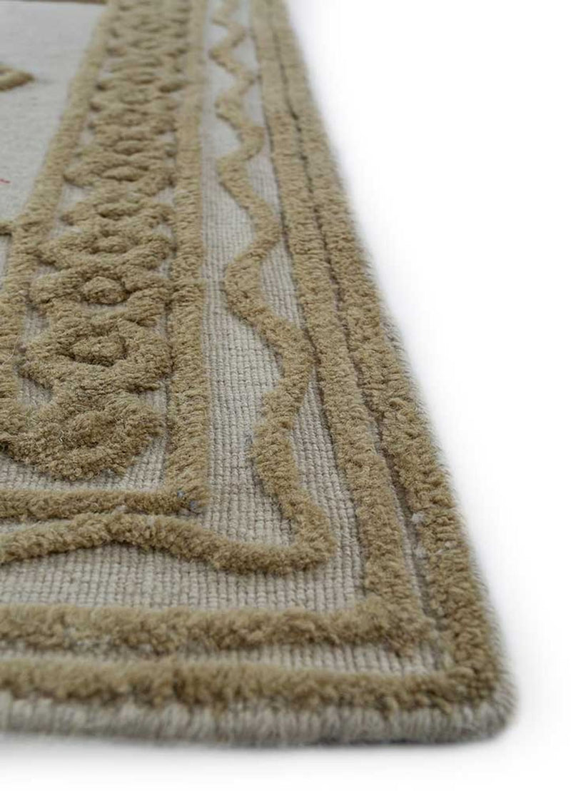 Wollteppich - 270 x 180 cm - creme