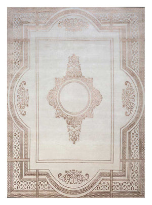 Wollteppich - 270 x 180 cm - hellgrau