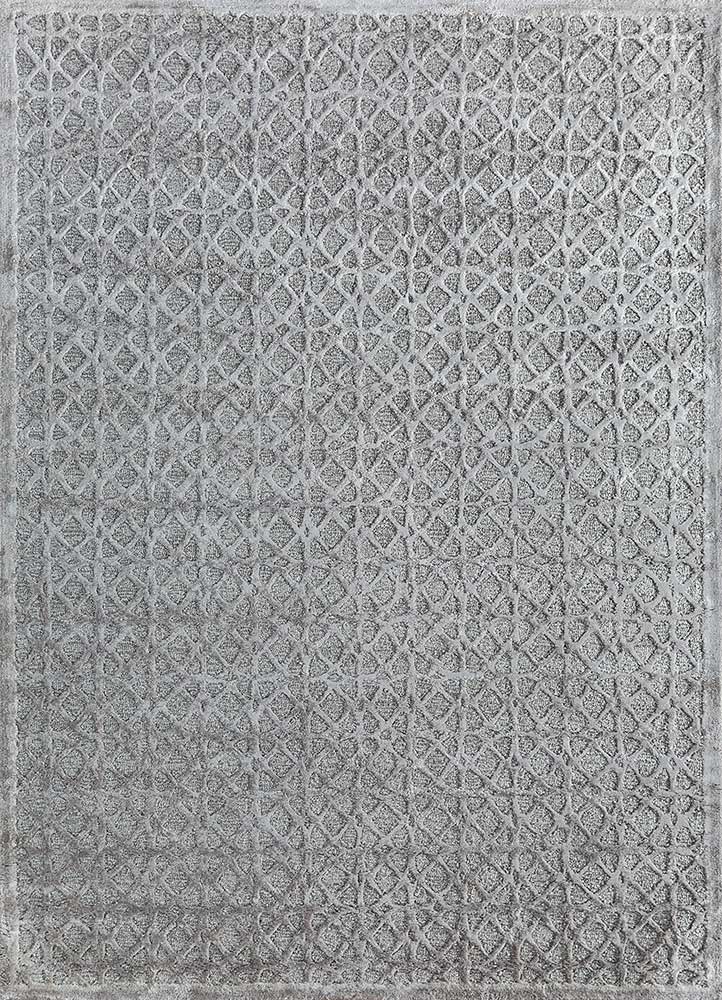Wollteppich - 240 x 150 cm - hellgrau