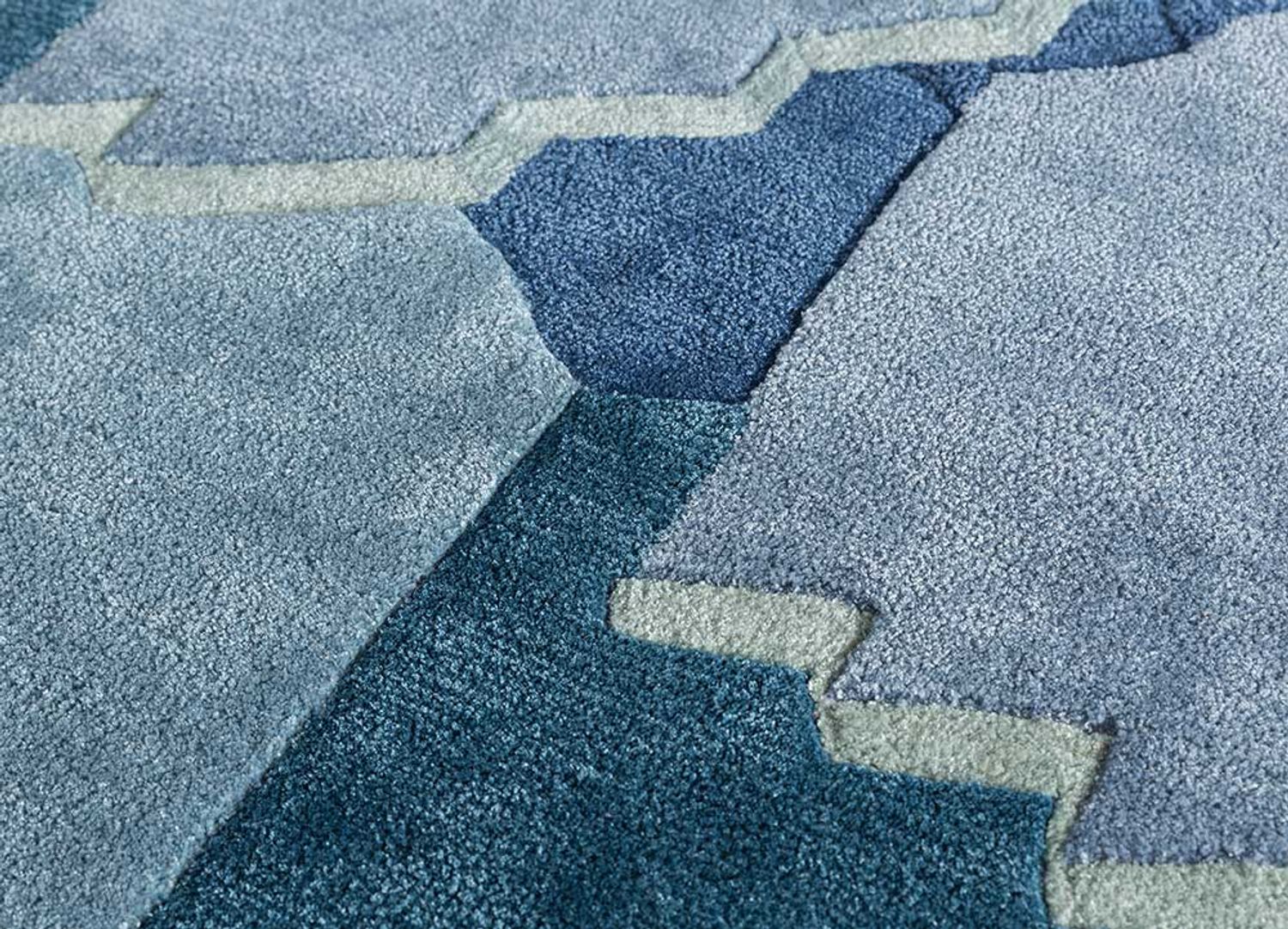Wollteppich - 240 x 150 cm - mehrfarbig