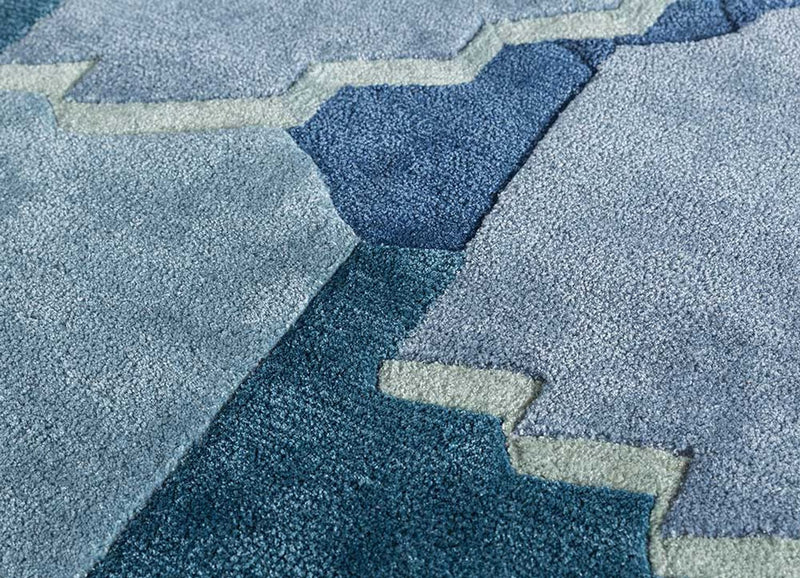 Wollteppich - 240 x 150 cm - mehrfarbig