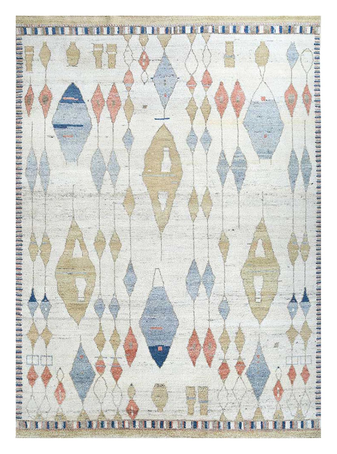 Wollteppich - 240 x 150 cm - mehrfarbig