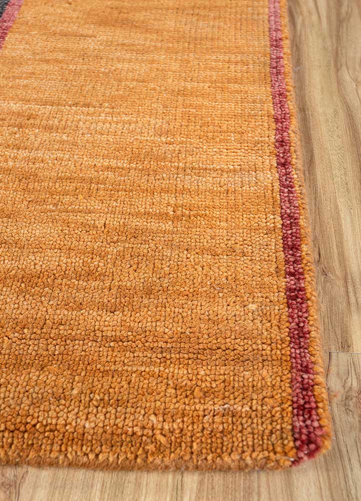Wollteppich - 270 x 180 cm - orange