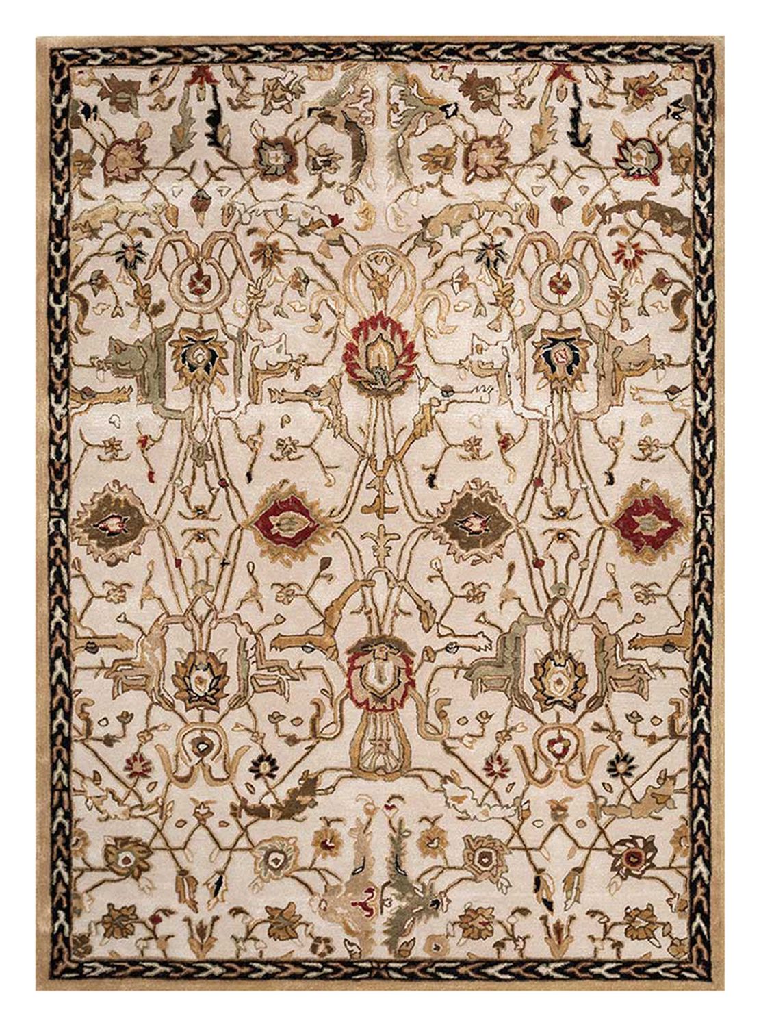 Wollteppich - 270 x 180 cm - creme