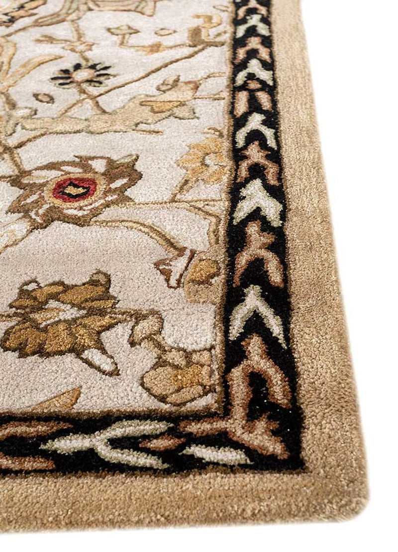 Wollteppich - 270 x 180 cm - creme