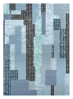 Wollteppich - 240 x 150 cm - mehrfarbig