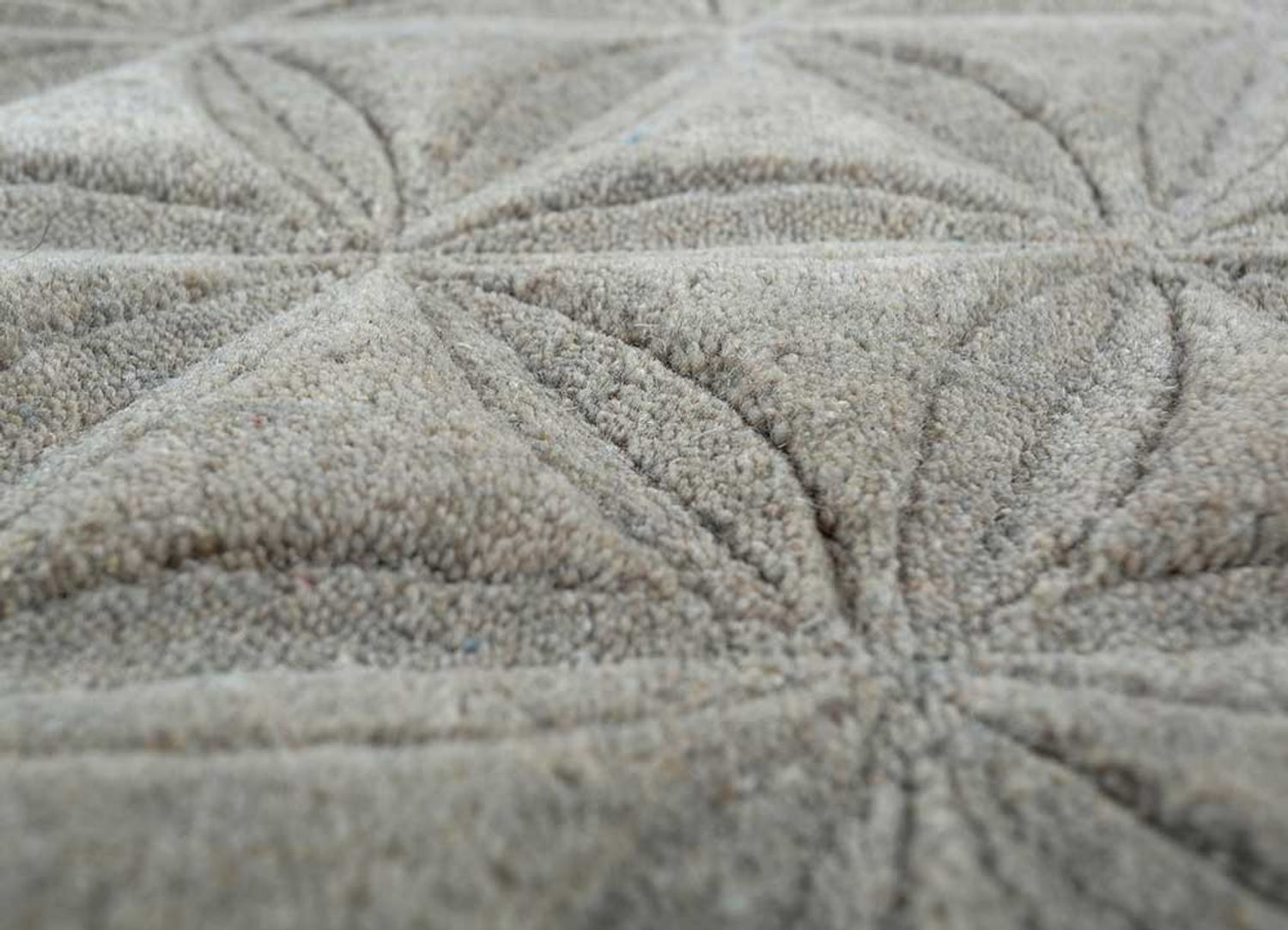 Wollteppich - 270 x 180 cm - beige