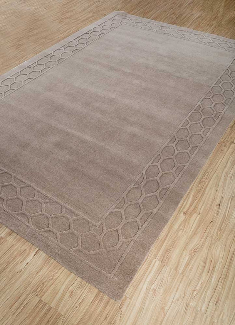 Wollteppich - 270 x 180 cm - dunkelbeige