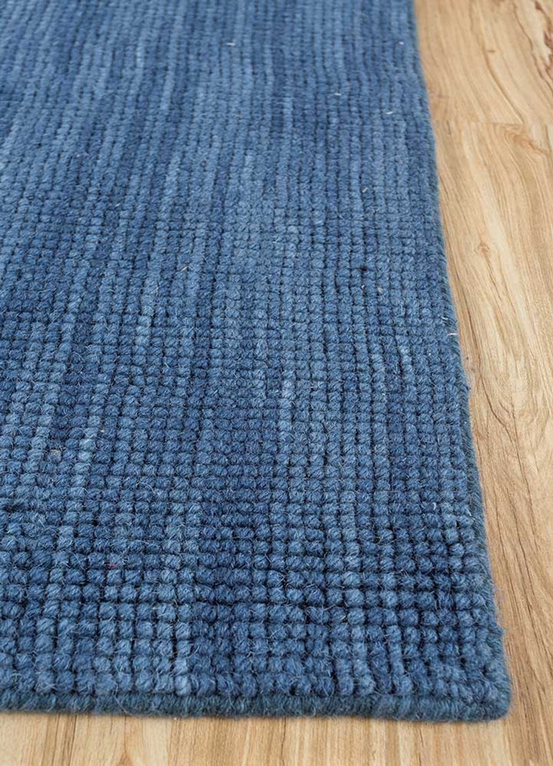 Wollteppich - 300 x 240 cm - blau