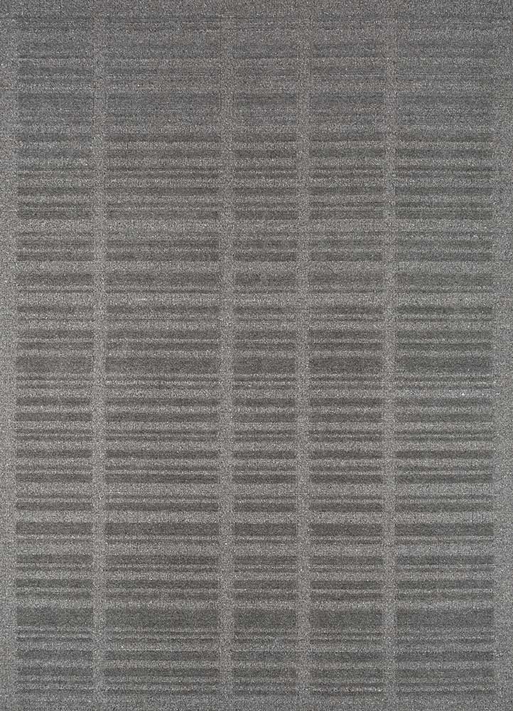 Wollteppich - 450 x 360 cm - grau