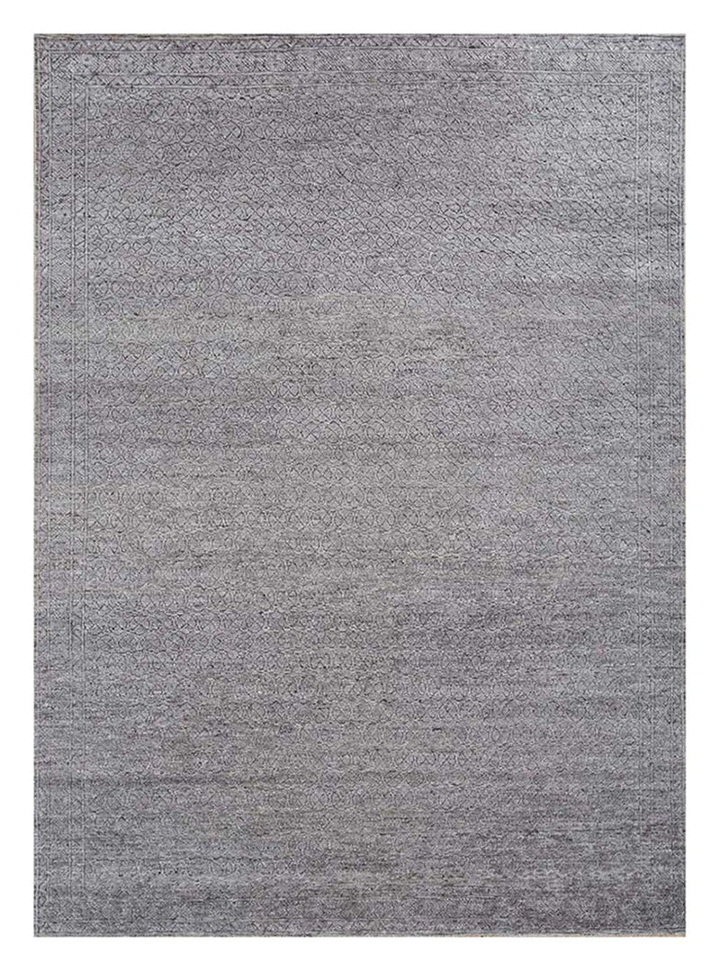 Wollteppich - 300 x 240 cm - grau