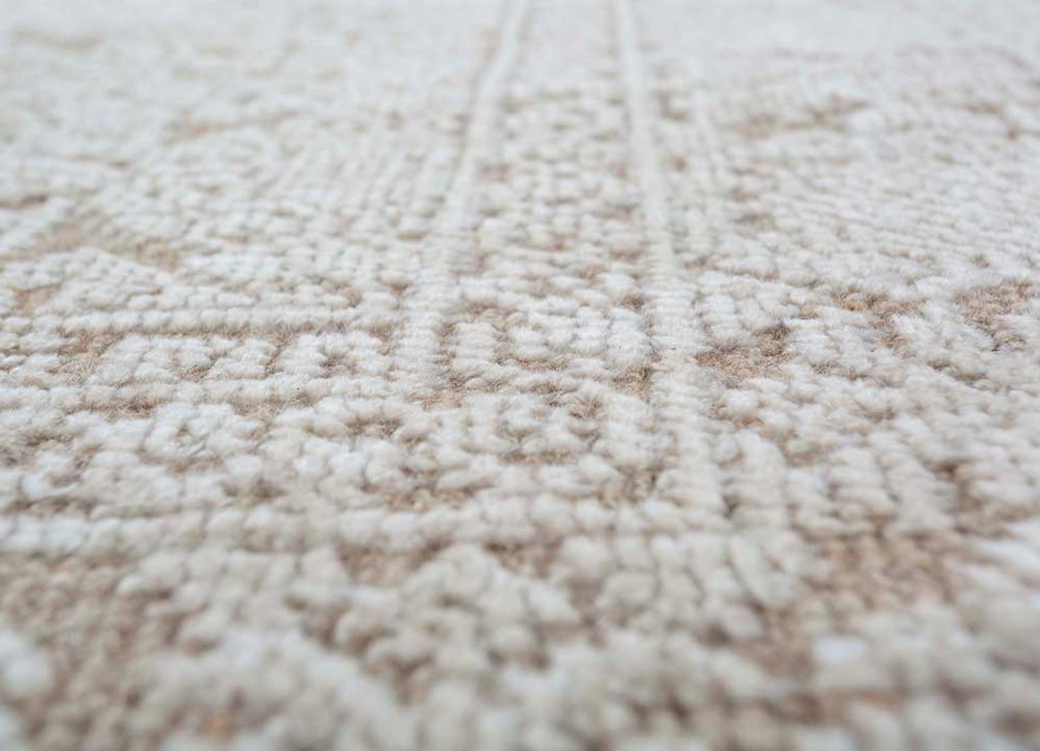 Wollteppich - 300 x 240 cm - beige