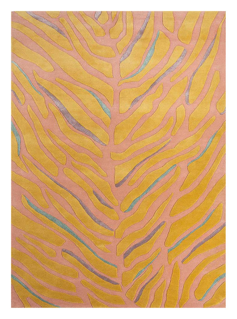 Wollteppich - 270 x 180 cm - gold
