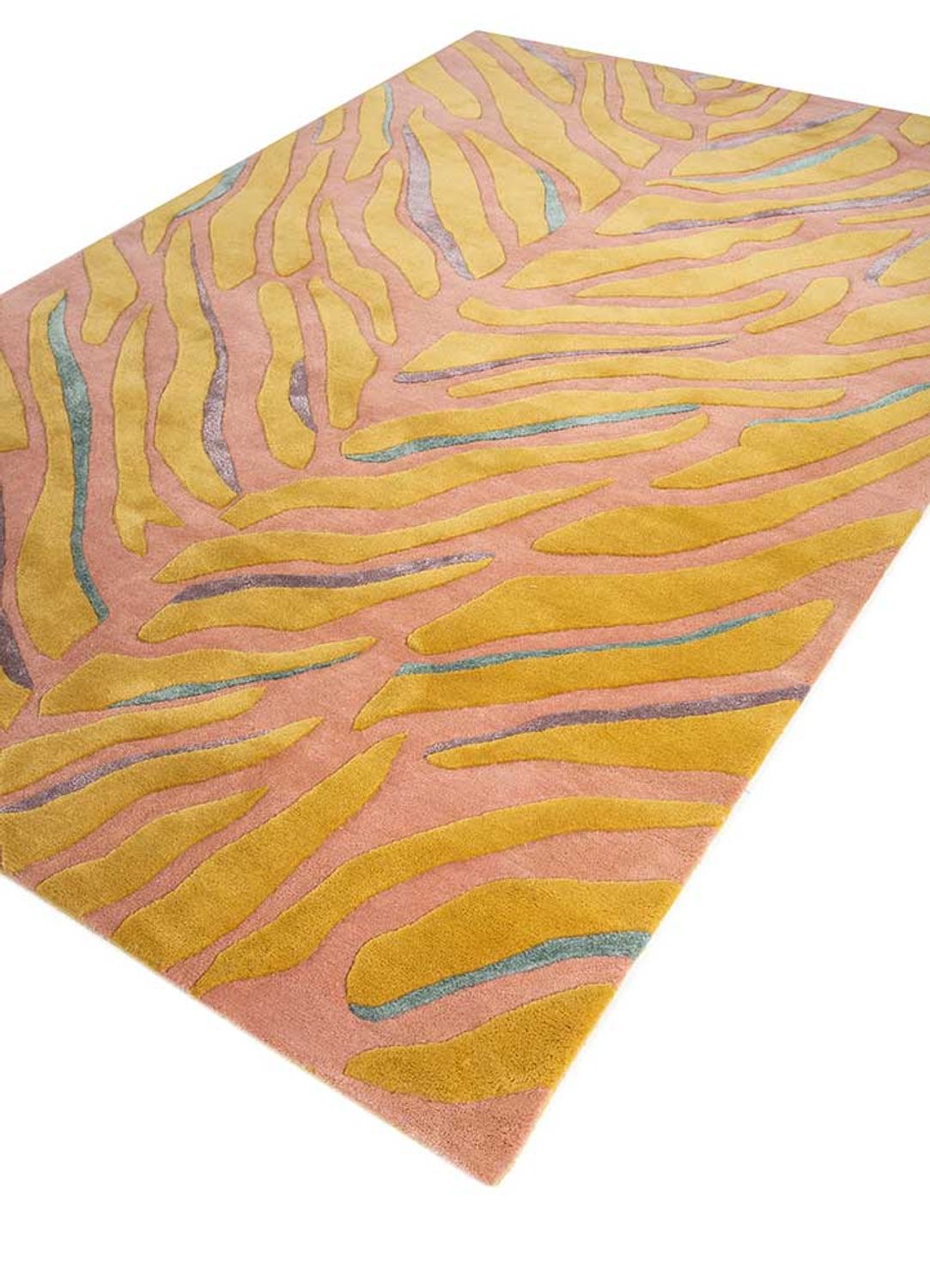 Wollteppich - 270 x 180 cm - gold