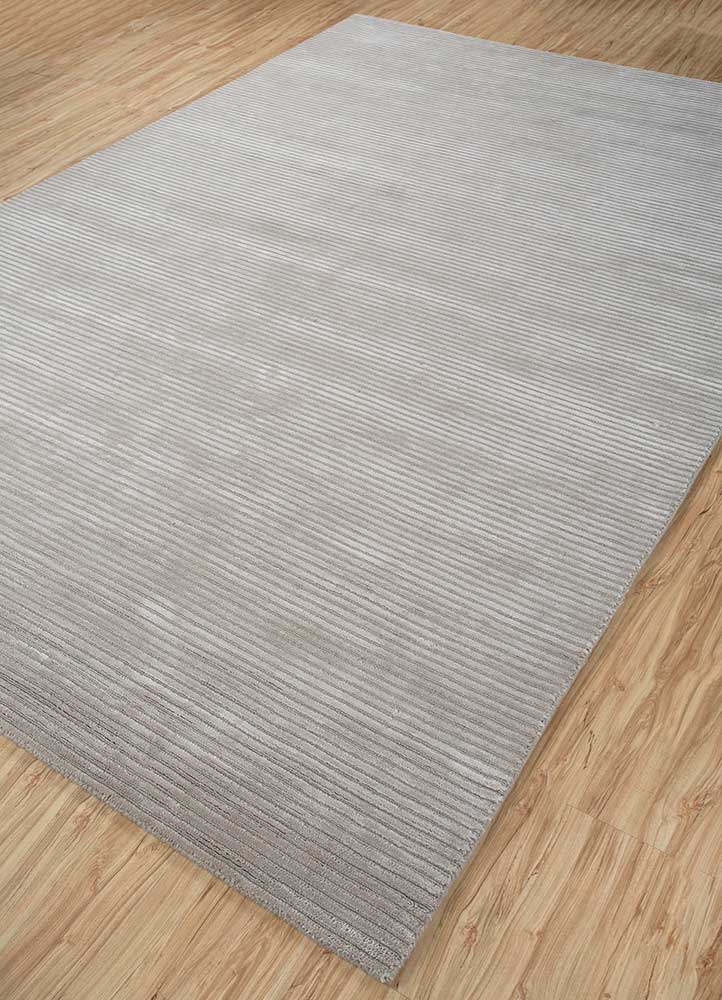 Wollteppich - 270 x 180 cm - hellgrau