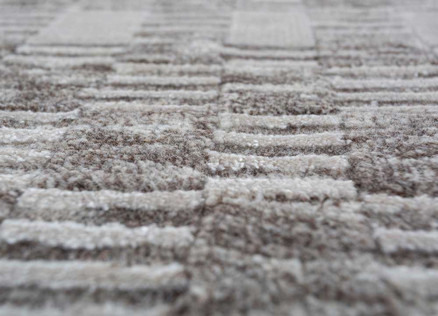 Wollteppich - 300 x 240 cm - taupe