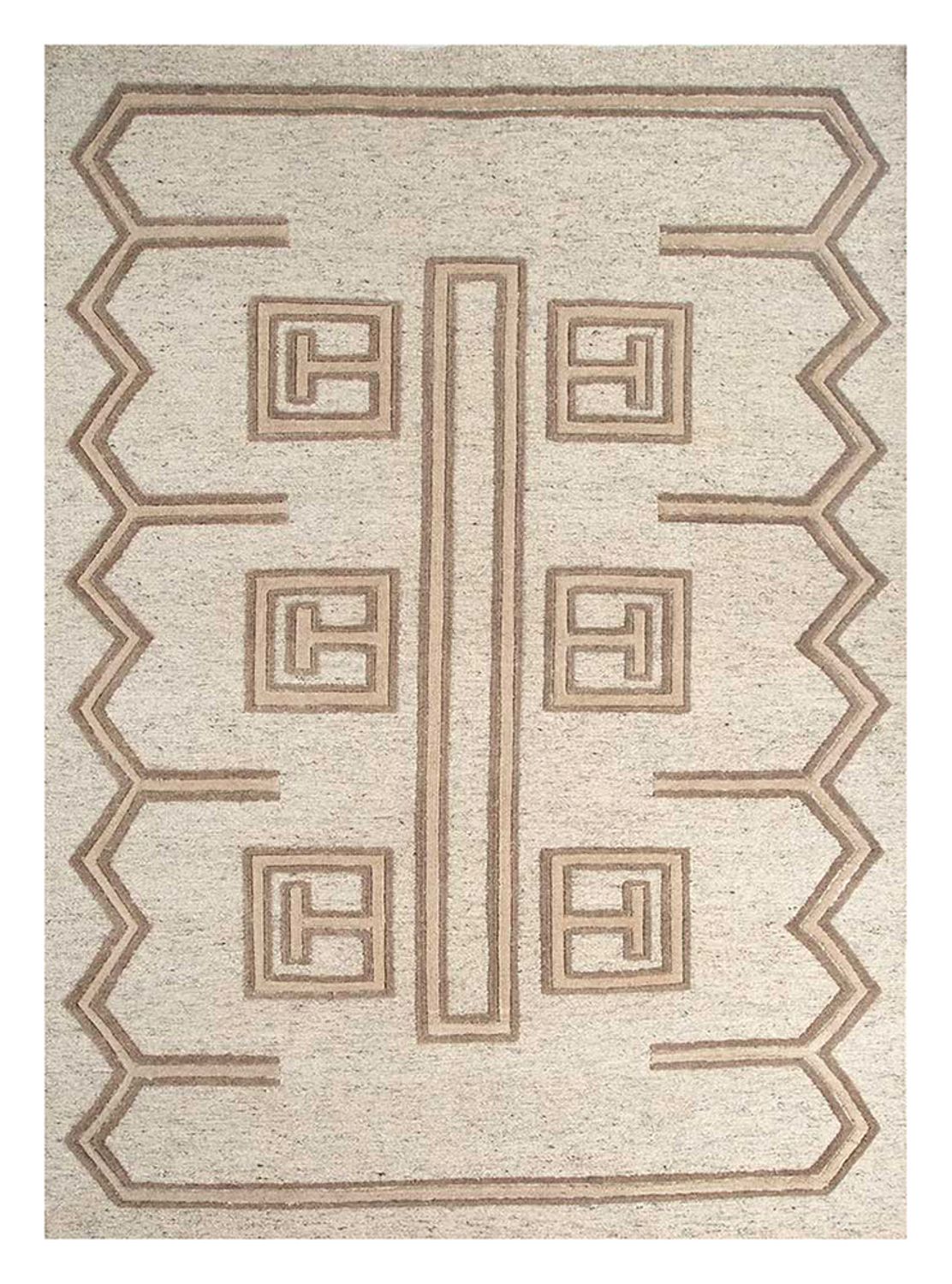 Wollteppich - 300 x 240 cm - creme