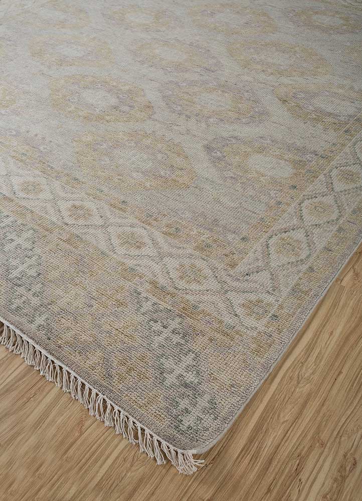 Wollteppich - 300 x 240 cm - gold