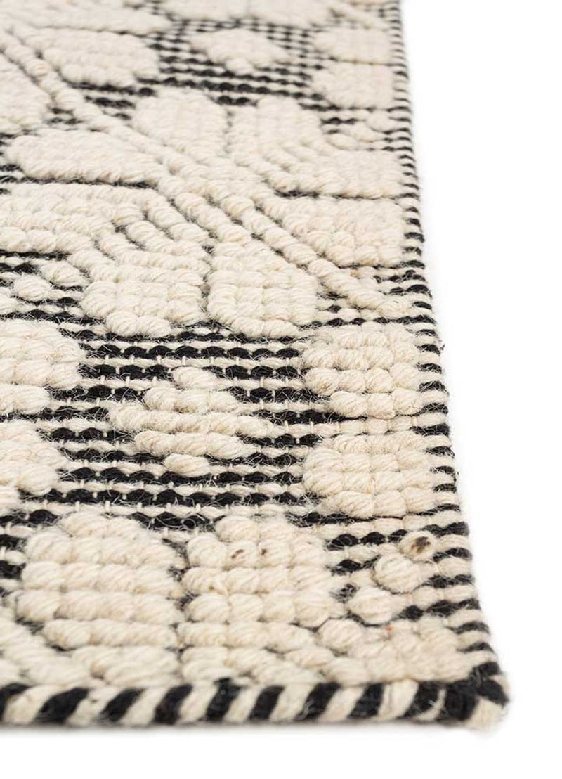 Wollteppich - 240 x 150 cm - creme